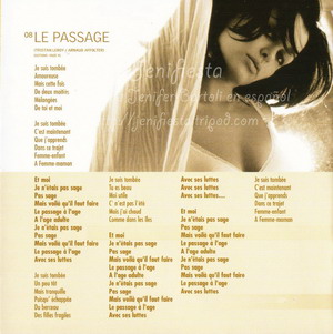Jenifer - Álbum Le Passage